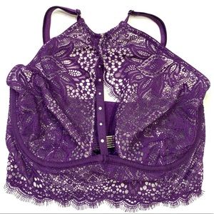 Victoria’s Secret Purple Very Sexy Unlined Plunge Bra Size 32D
